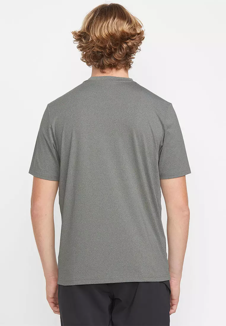 MTG MODSTONE LOOSE SHORT SLEEVE RASHGUARD HEATHER GREY