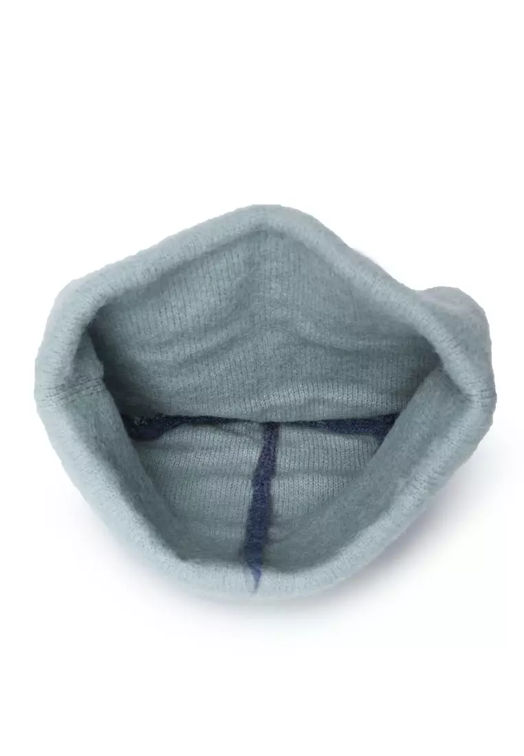 Dark Blue Two-Toned Beanie