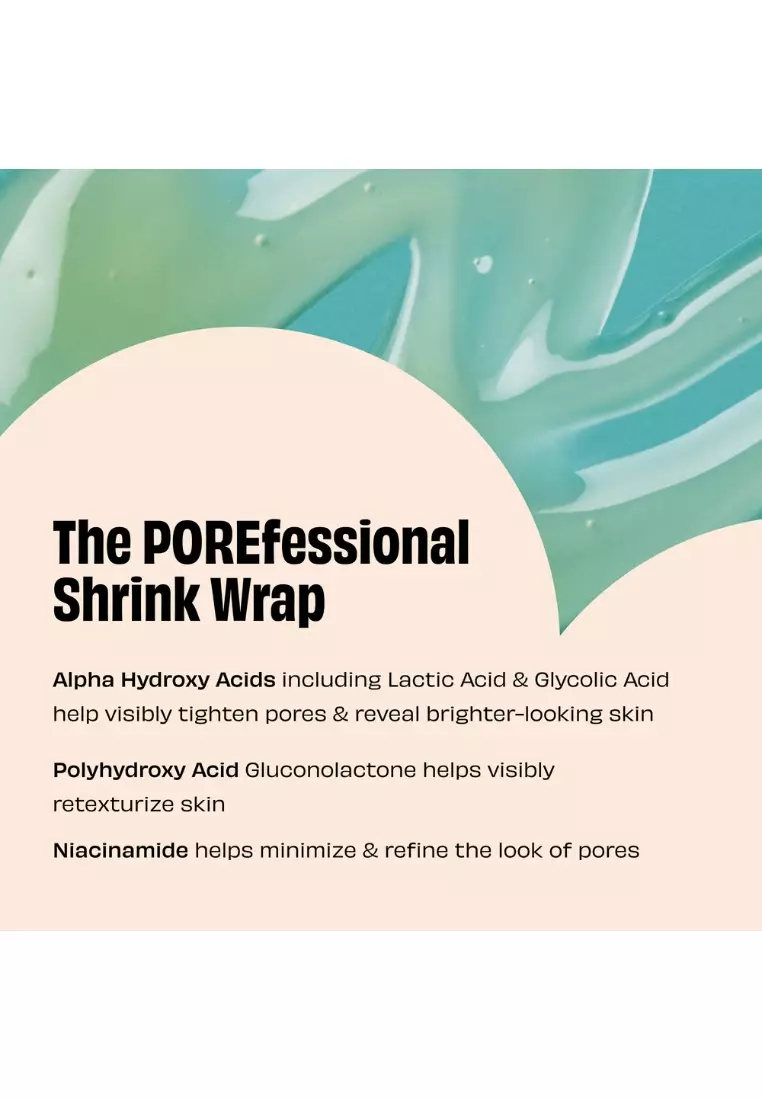 NEW! Benefit - The POREfessional Shrink Wrap 50ml - overnight AHA+PHA pore treatment