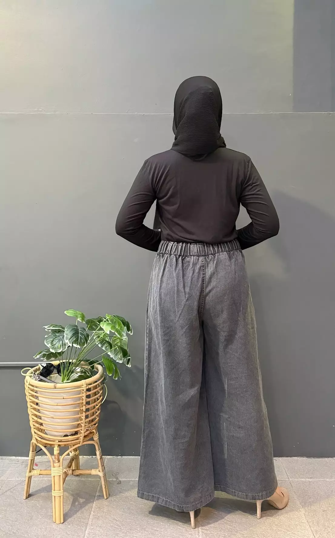 Keyla Cullote (Celana Kulot Denim Basic) Fit BB 80 kg