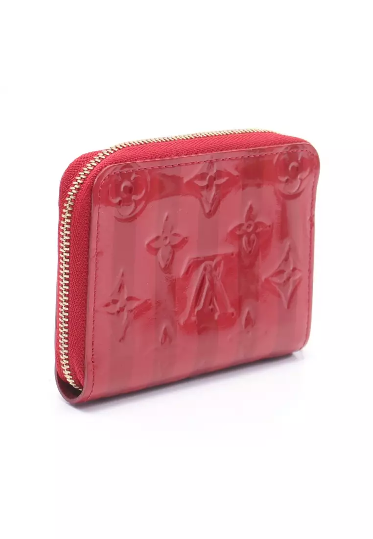 Louis vuitton red coin purse online
