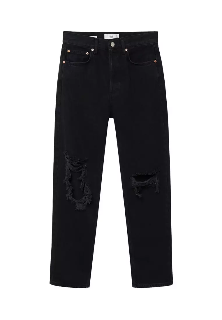 Buy Mango High Waist Straight Jeans 2024 Online ZALORA Philippines