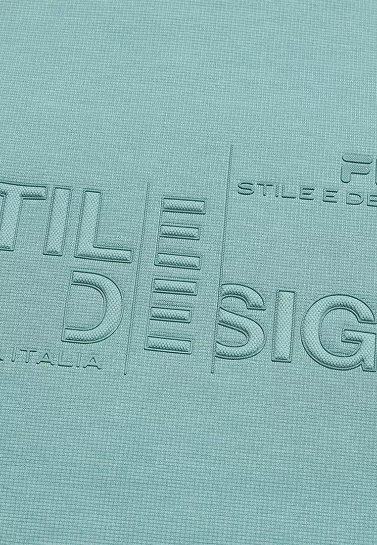 FILA CORE LIFESTYLE WHITE Carlo Scarpa architecture Men Sweatshirt (Green)