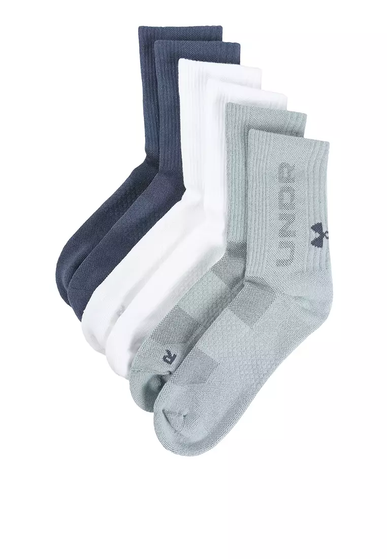 Unisex UA 3-Maker 3-Pack Mid-Crew Socks