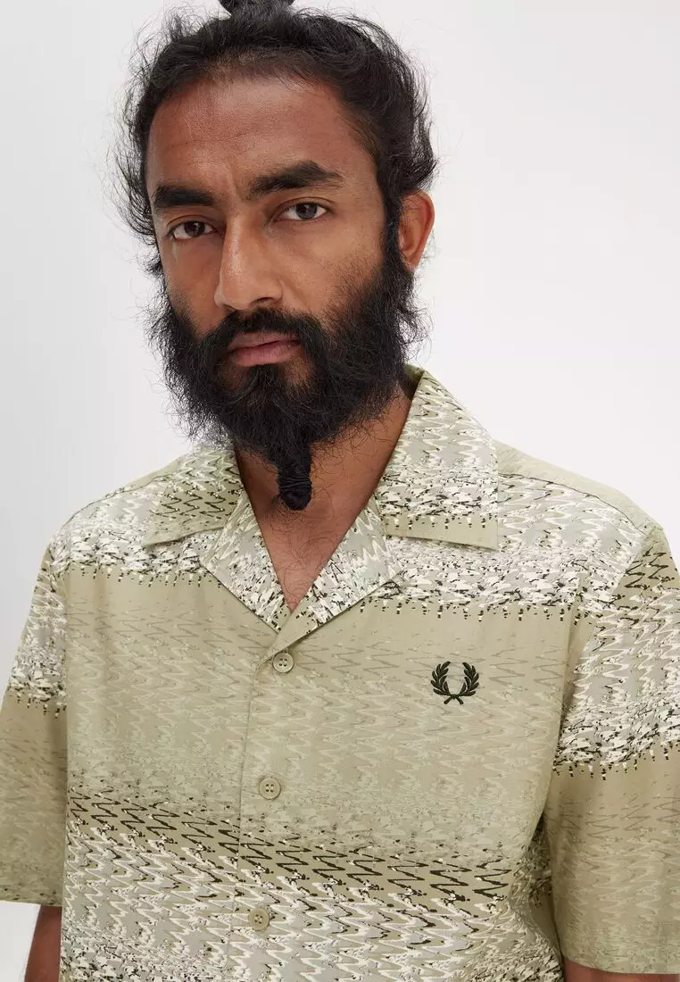 Buy Fred Perry Fred Perry M7825 ABSTRACT SOUND WAVE SHIRT 2026