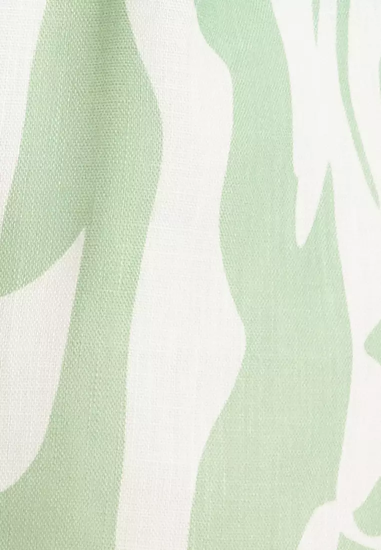 Tropical Icon Print Top and Shorts Set