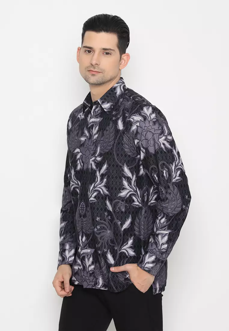 Hadinata Batik Pria Kemeja Panjang Furing Yudith Yozita