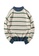 Twenty Eight Shoes beige VANSA Striped Crew Neck Knitted Sweater VCM-Kw8603 3BD67AAD19ADCCGS_4