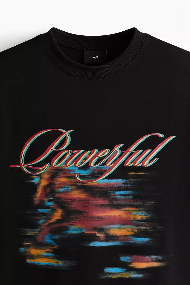 Loose Fit Printed T-shirt