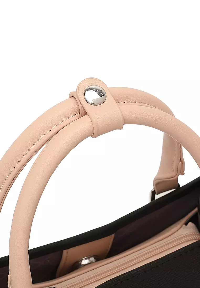 Women's Top Handle Bag / Sling Bag / Crossbody Bag - Pink