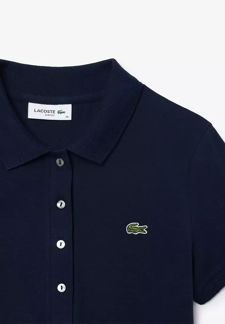 Slim Fit Stretch Cotton Jersey Polo Shirt