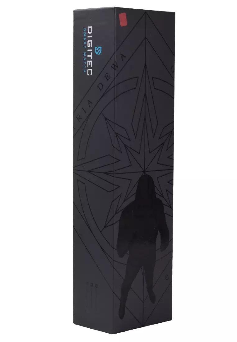 Digitec Gatot Kaca - Smart Watch - Jam Tangan Pintar - Green - Rubber Strap - GKC-GR