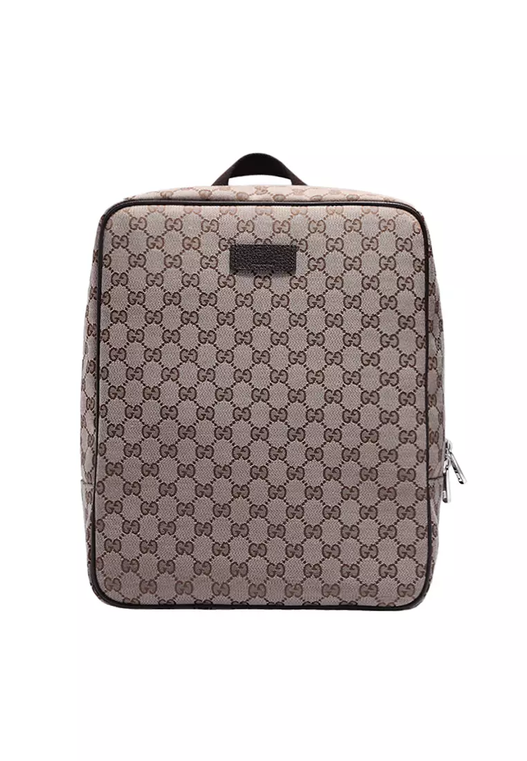 Gucci laptop case gg supreme brown clearance
