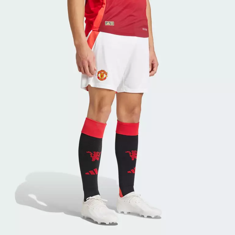 Football Manchester United 24/25 Home Shorts Men White IU1388