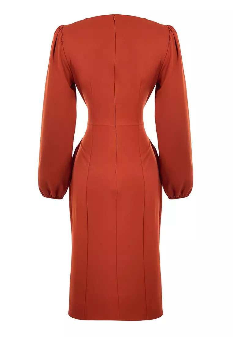 Straight Midi Long Business Regular Dress