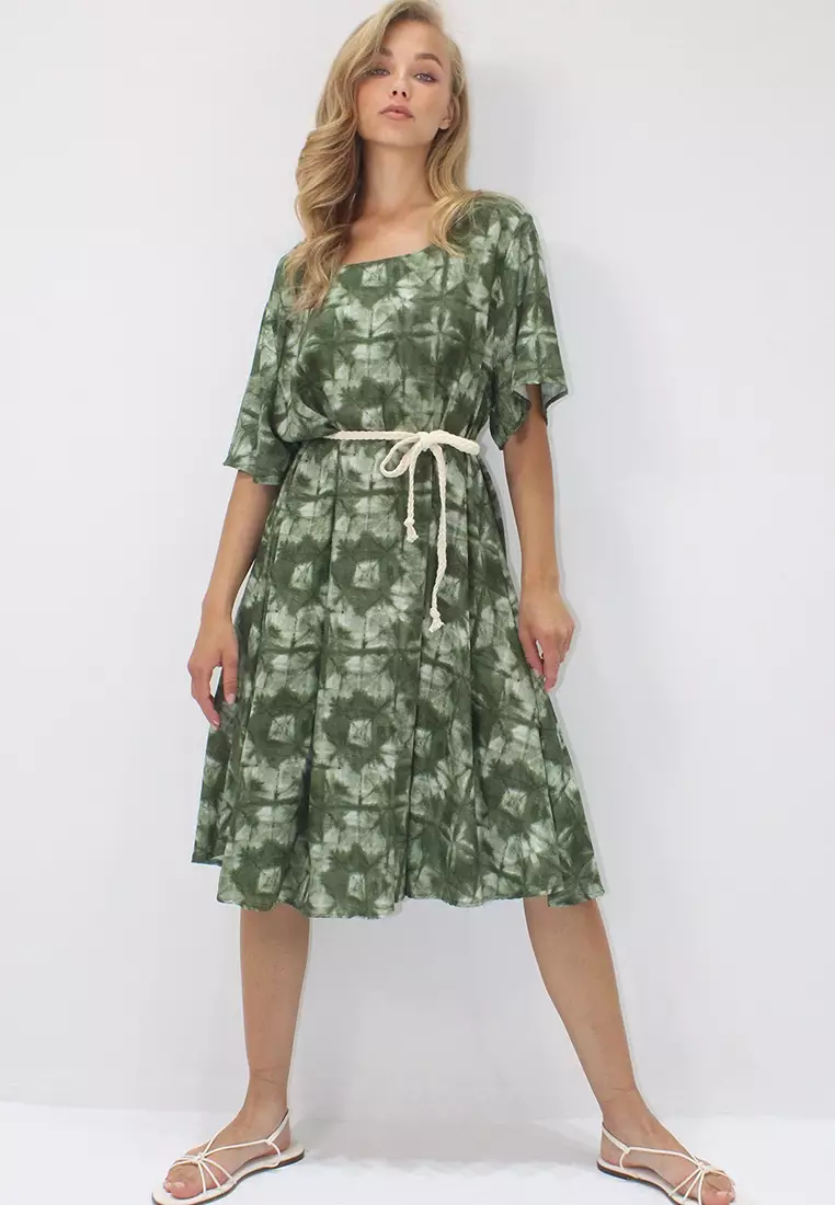 Viscose Midi Dress