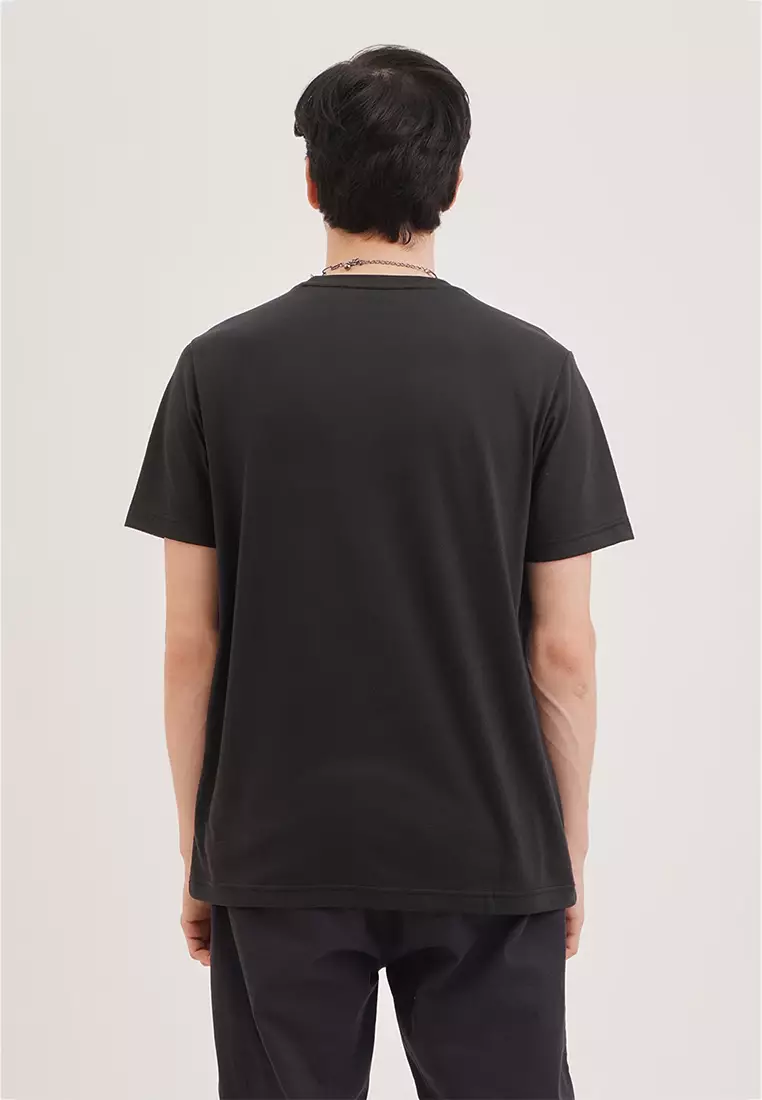 Penshoppe plain hot sale black shirt