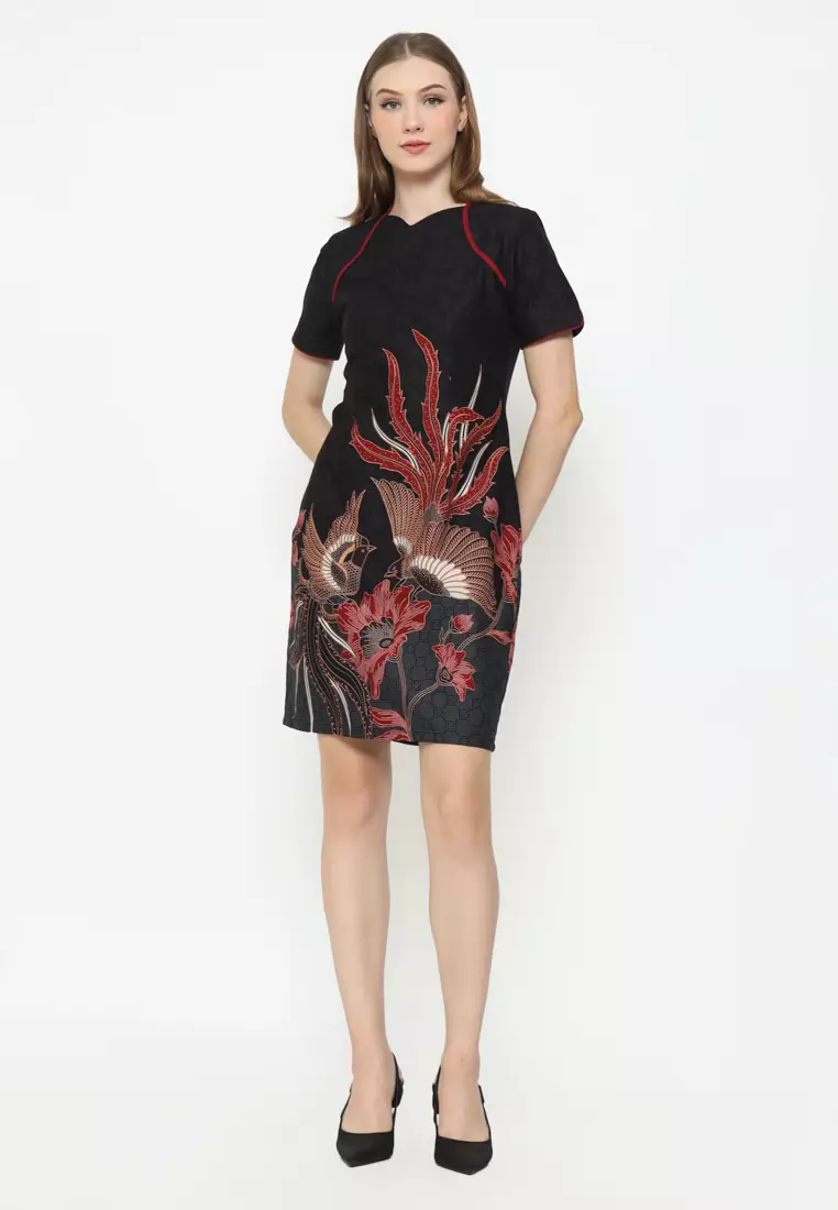 MY AKSA BATIK WANITA DRESS FURING NATHALIE NICHOLAS