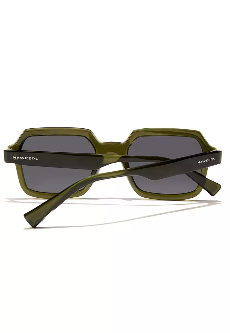 HAWKERS Sage Green Dark Minimal Max Sunglasses For Men And Women, Unisex. Official Product Designed In Spain