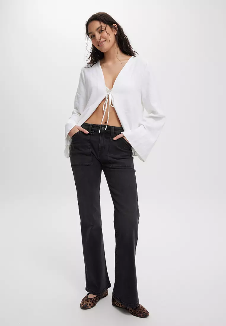 Buy Cotton On Stretch Bootcut Flare Jeans Asia Fit 2025