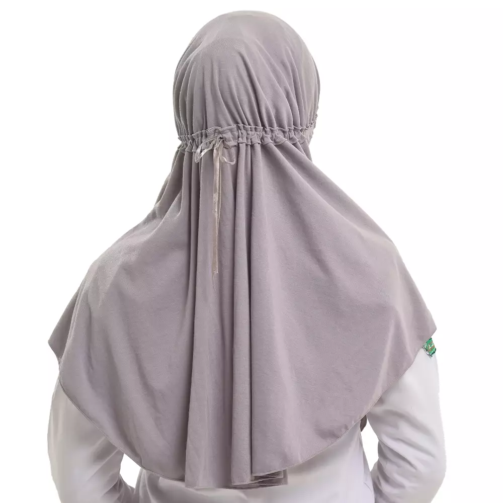Rabbani - Kerudung Sekolah Instan Innova Lx - Grey L (New)