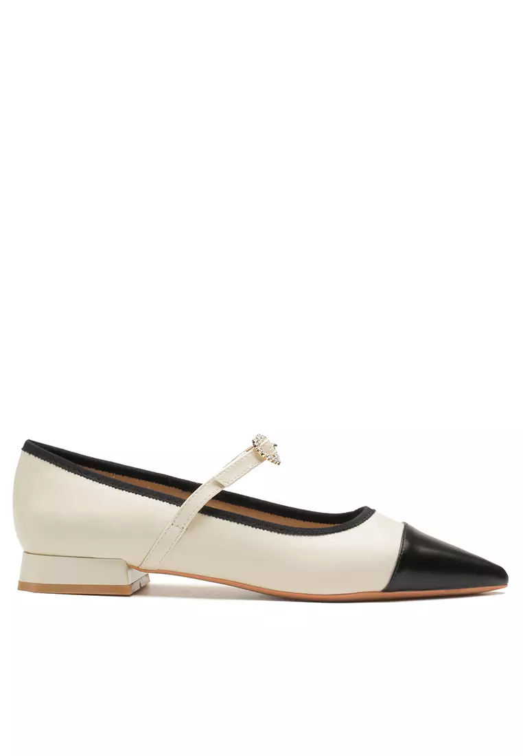 Discount on Twenty Eight Shoes  shoes - SKU: 2CM PU Strap Color Matching Mary Jane Shoes IF29806