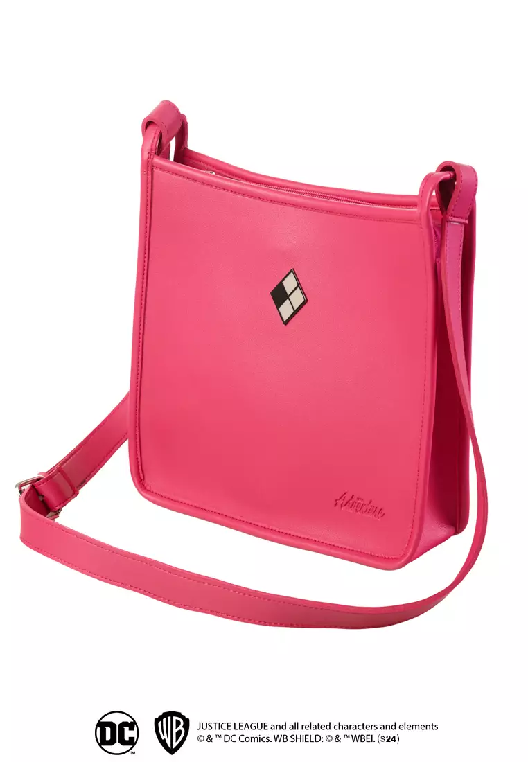 Adventure DC Collection Justice League Sling Bag Cross body Bag Heather - Harley Quinn