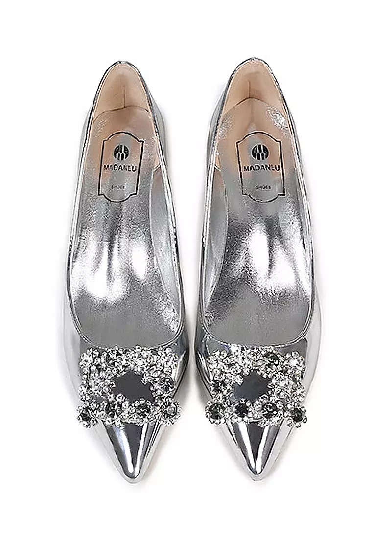 5.5cm Metallic Evening and Bridal Shoes VP8188