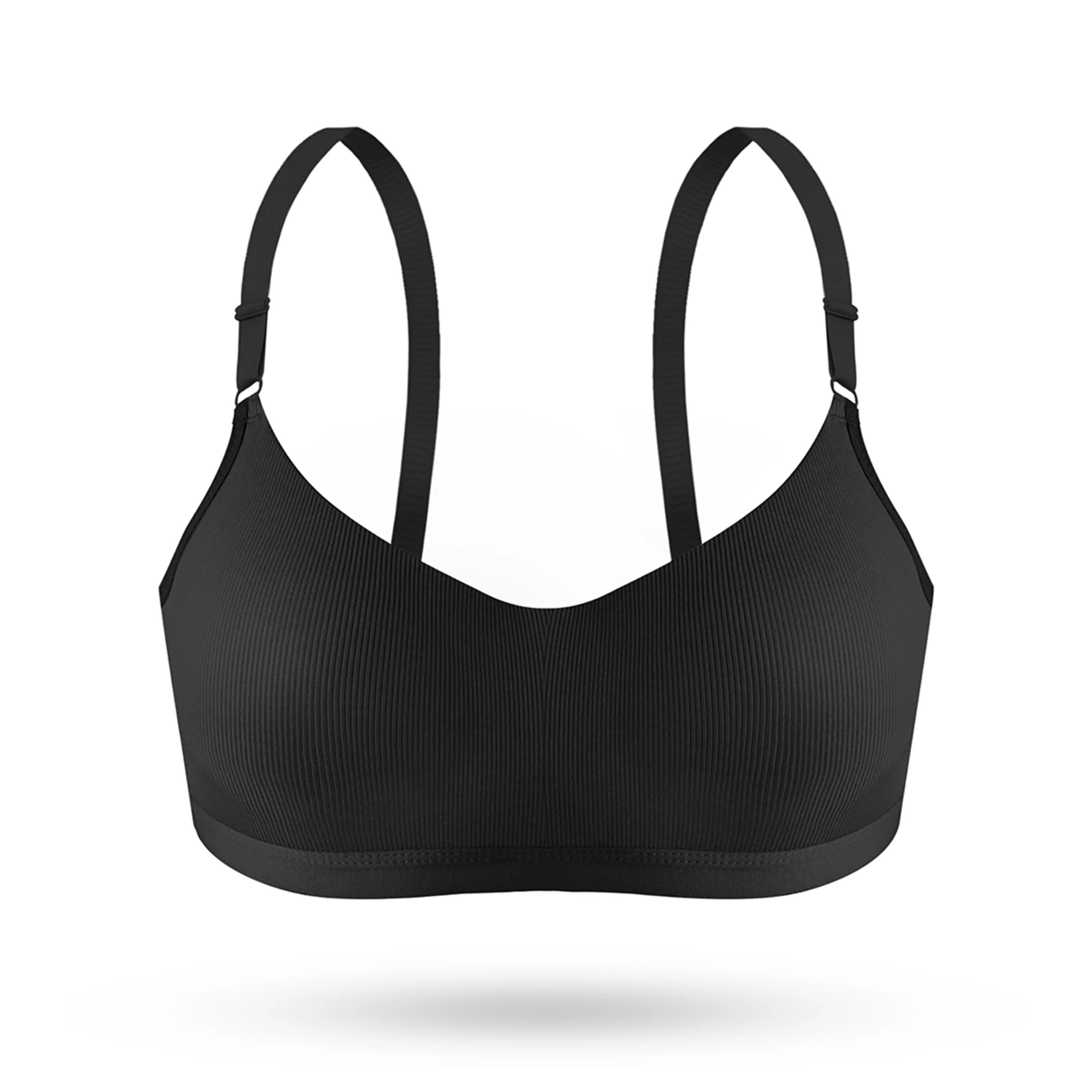 YOUHAVE BH Bra Wanita Katun Cup B Tanpa Kawat Busa Sedang Wireless Kait 2 Beha Nyaman Breathable Kutang 100250