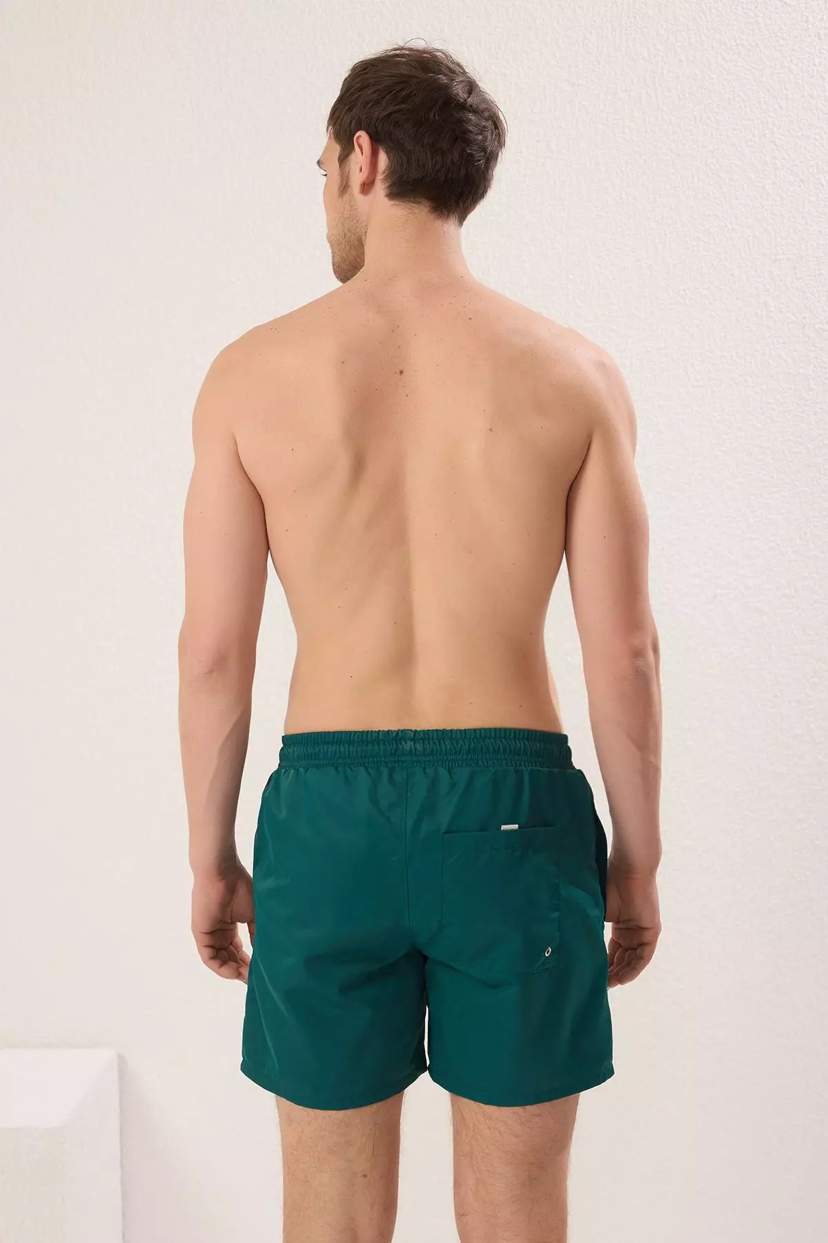 Emerald Green Regular Standard Swimsuit Swim Shorts TMNSS20DS0023