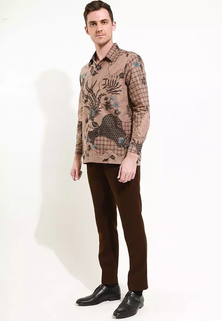 Sekarjagad Kemeja Batik Exclusive Premium Pria Casual Modern Lengan Panjang