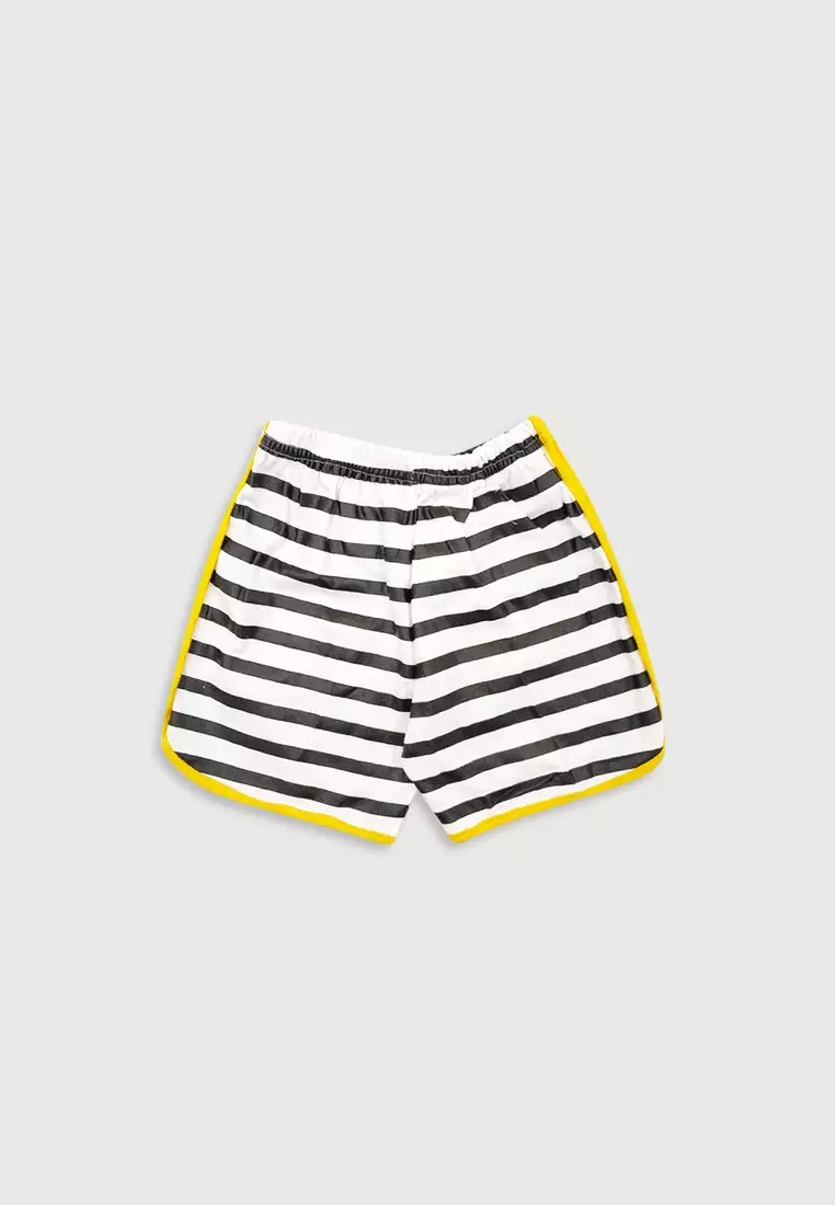 Wakakids Setelan Bayi Anak Singlet Muniko Pants Giraffe 3505 Kuning
