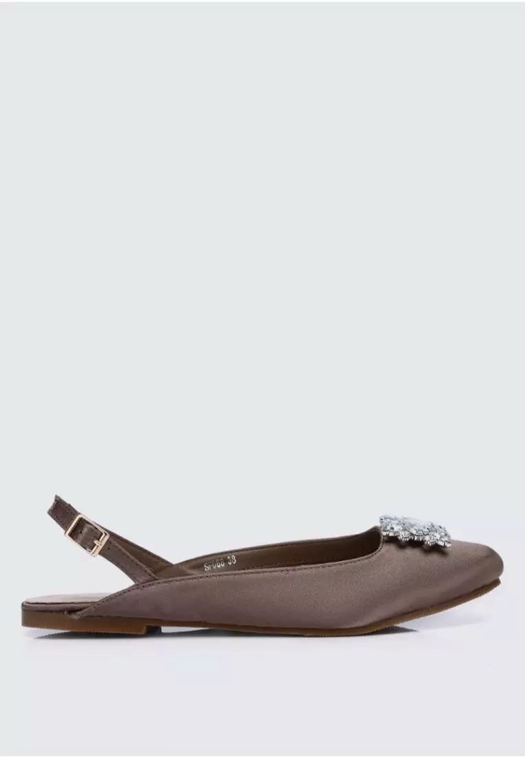 Discount on My Ballerine  shoes - SKU: My Ballerine - Gemie Comfy Ballerina In Khaki