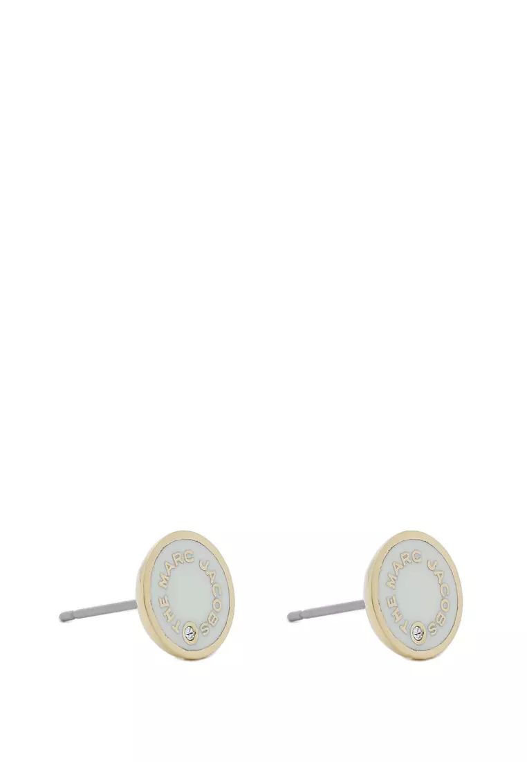 Marc jacobs hot sale logo earrings