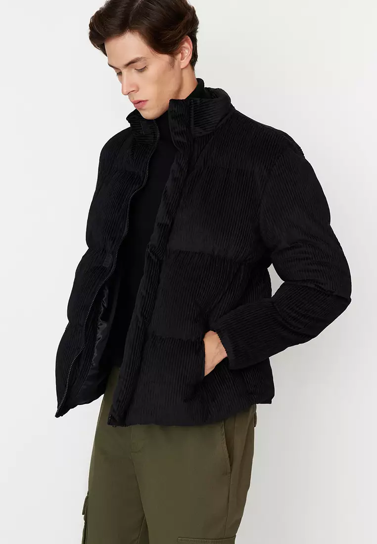 Corduroy Puffer Jacket