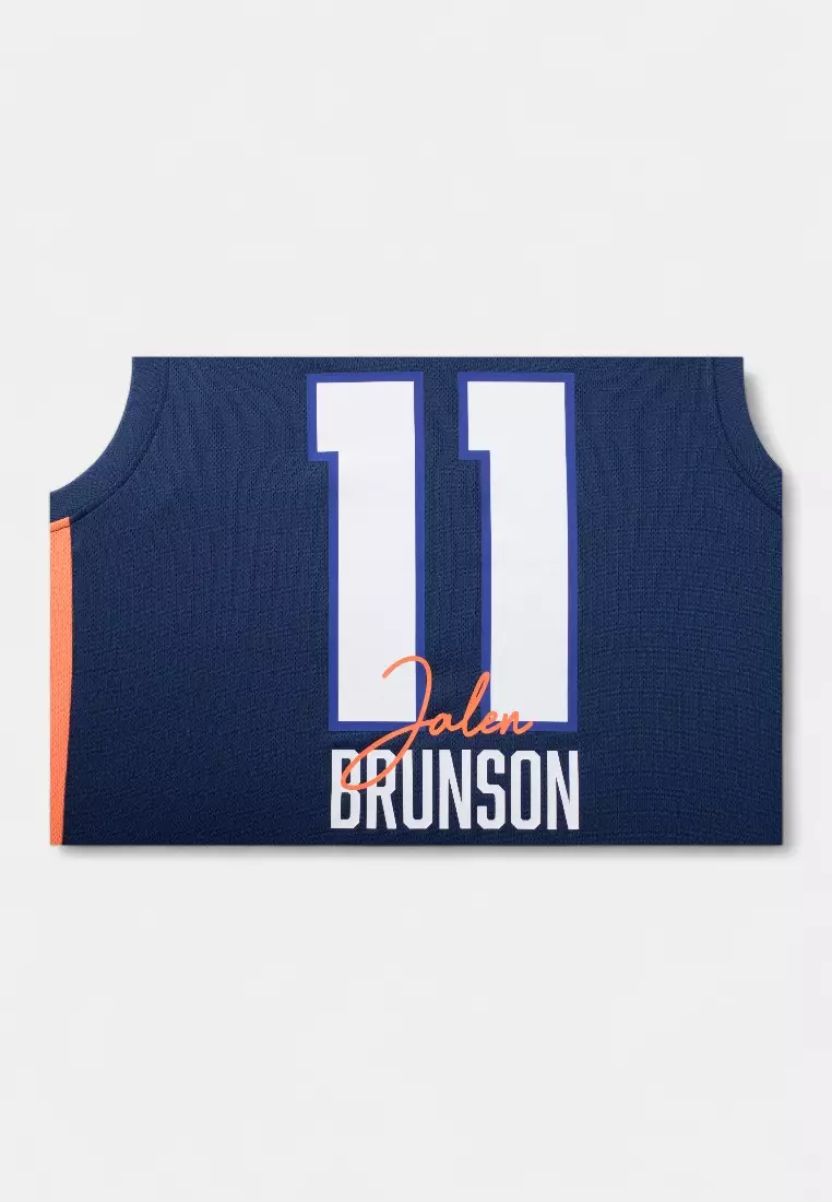 New York Knicks Jalen Brunson #11 Basketball Jersey for Split Collection