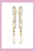 estele gold Estele Gold Plated Splendid Pearl Drop Earrings with Austrian Crystals for Women DBCA4AC105AFE5GS_4