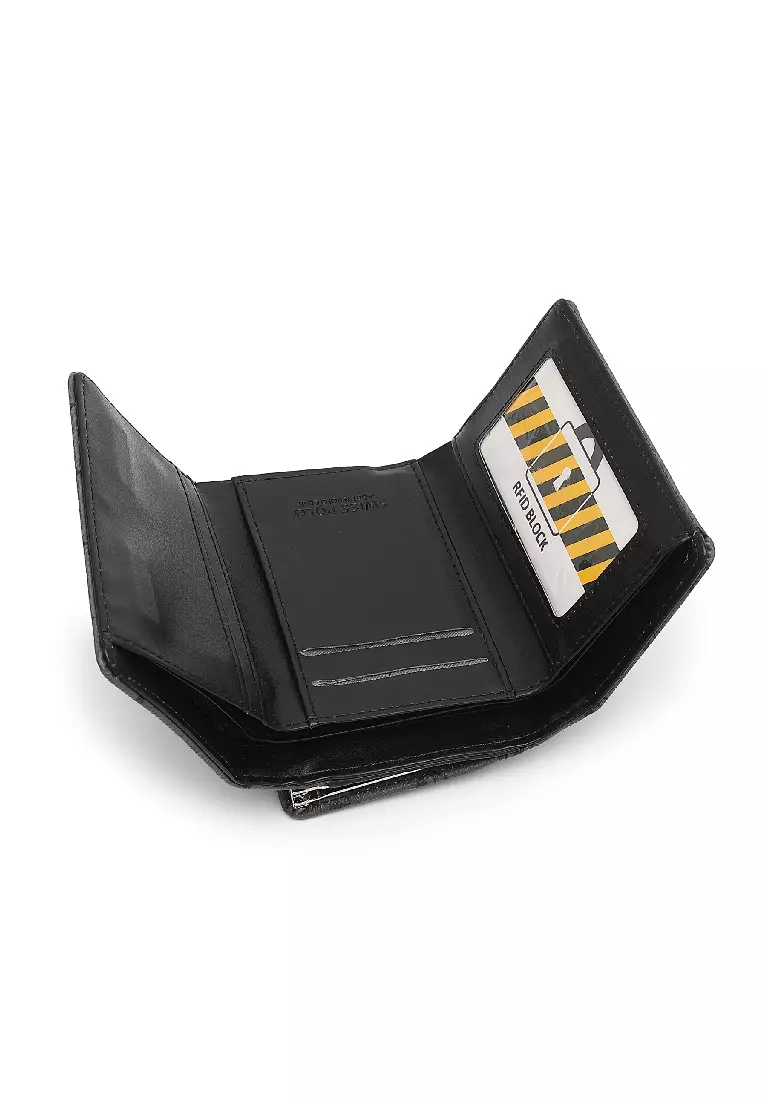 Women's Monogram Purse / Wallet - Black