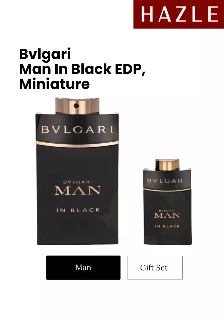 Jual Bvlgari [Gift Set] Man In Black Man EDP 100 ml Miniature