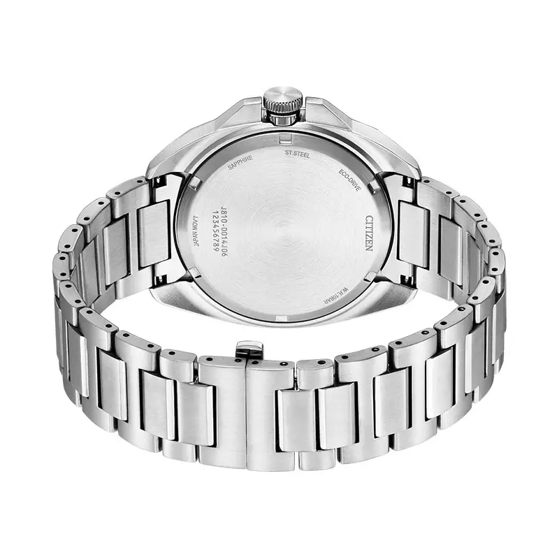 Jam Tangan Pria Citizen Eco Drive AW1720-51E Black Dial Stainless Steel Strap