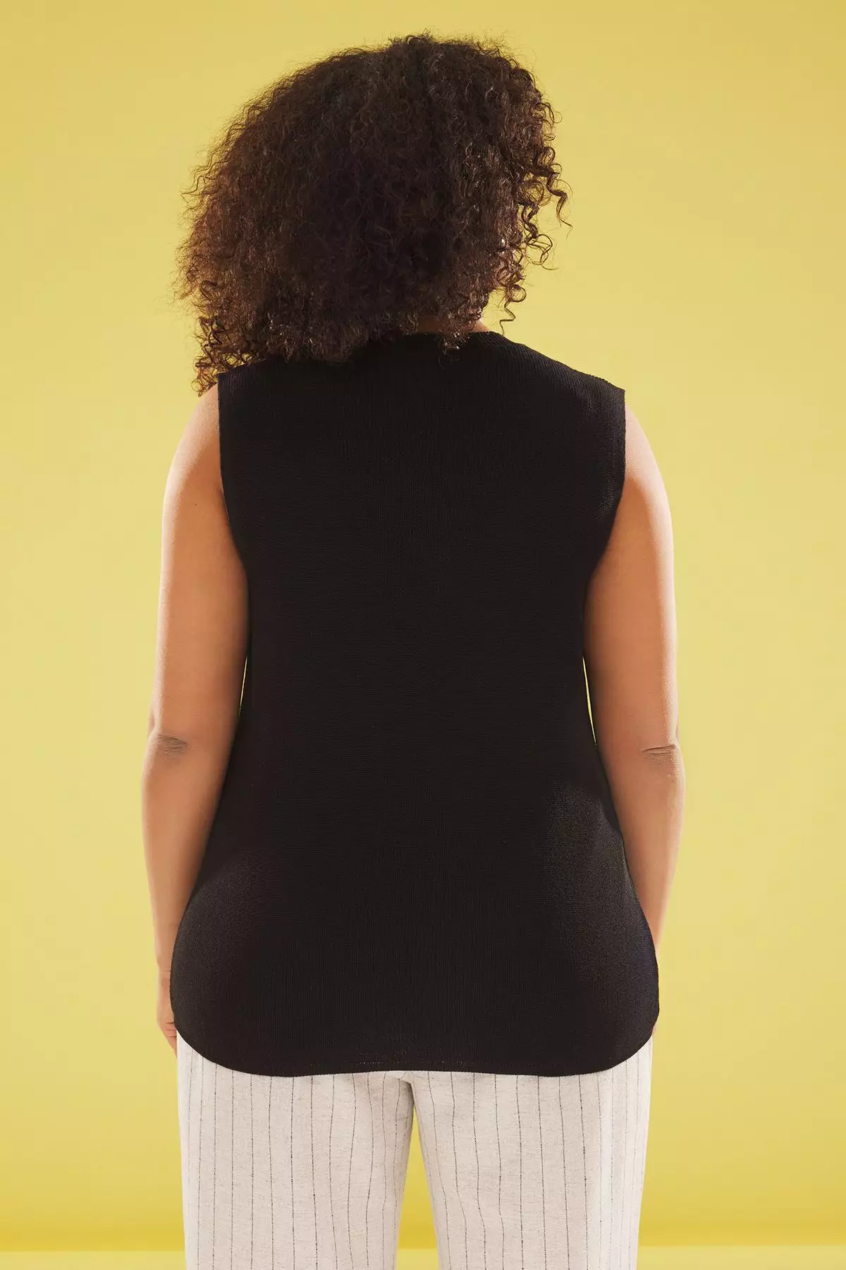 Plus Size Bows Detail Knitted Blouse