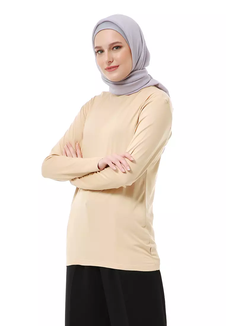 Zlora Manset Atasan Wanita Motif Long Sleeve Reguler Fit  - Coksu