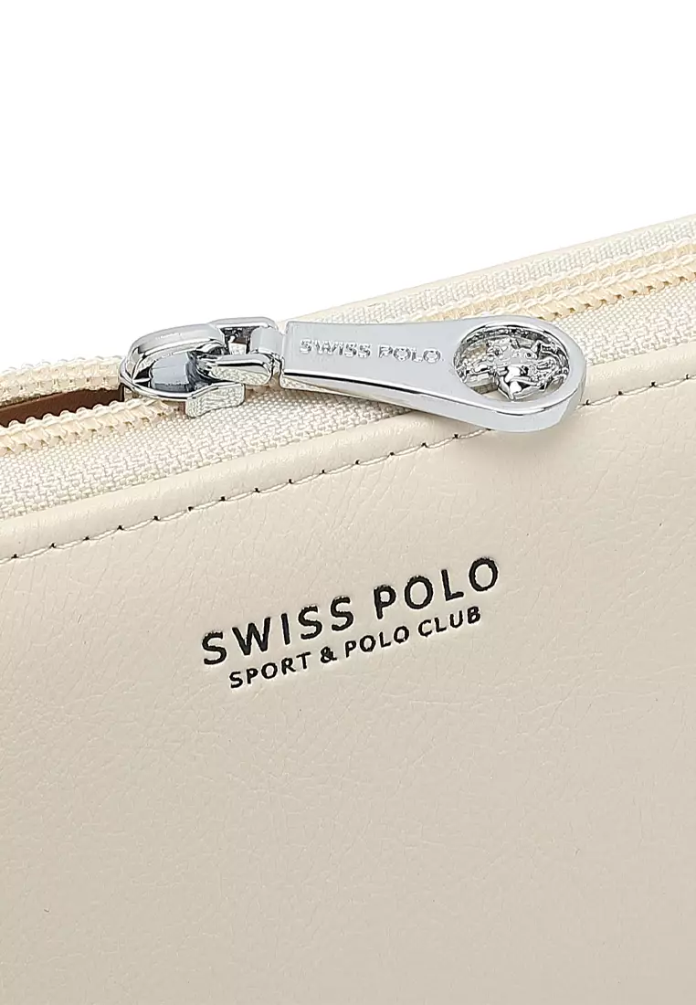 Women's Long Zipper Wallet - Beige