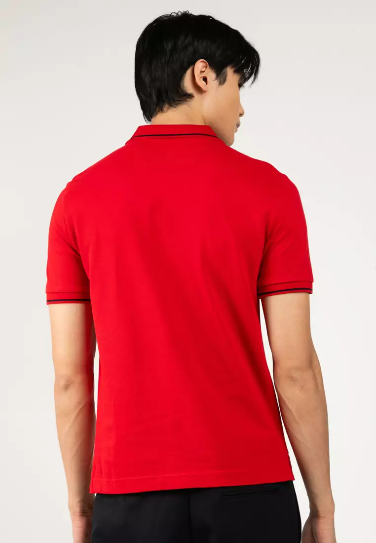 Tipped Piqué Polo Shirt