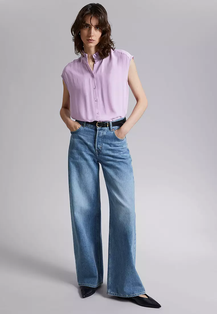 Buy & Other Stories Frilled Collar Blouse 2024 Online ZALORA