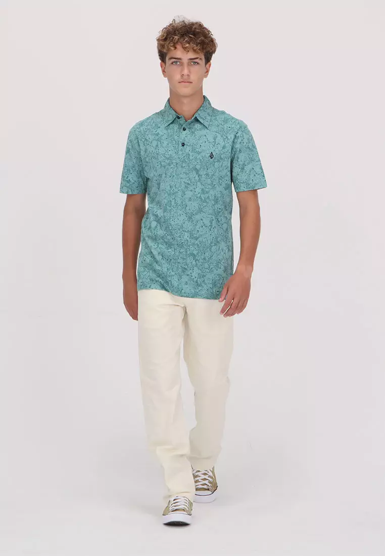 MPL SPRITZEN SHORT SLEEVE POLO PETROL