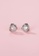 ZITIQUE silver Women's Diamond Embedded Rose Earrings - Silver C8D92AC7DDC66DGS_2