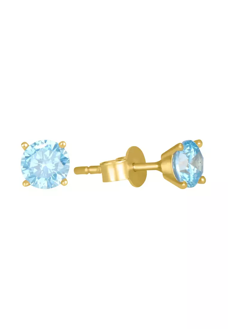 Gemtstone Mini Studs Earrings 18k Gold
