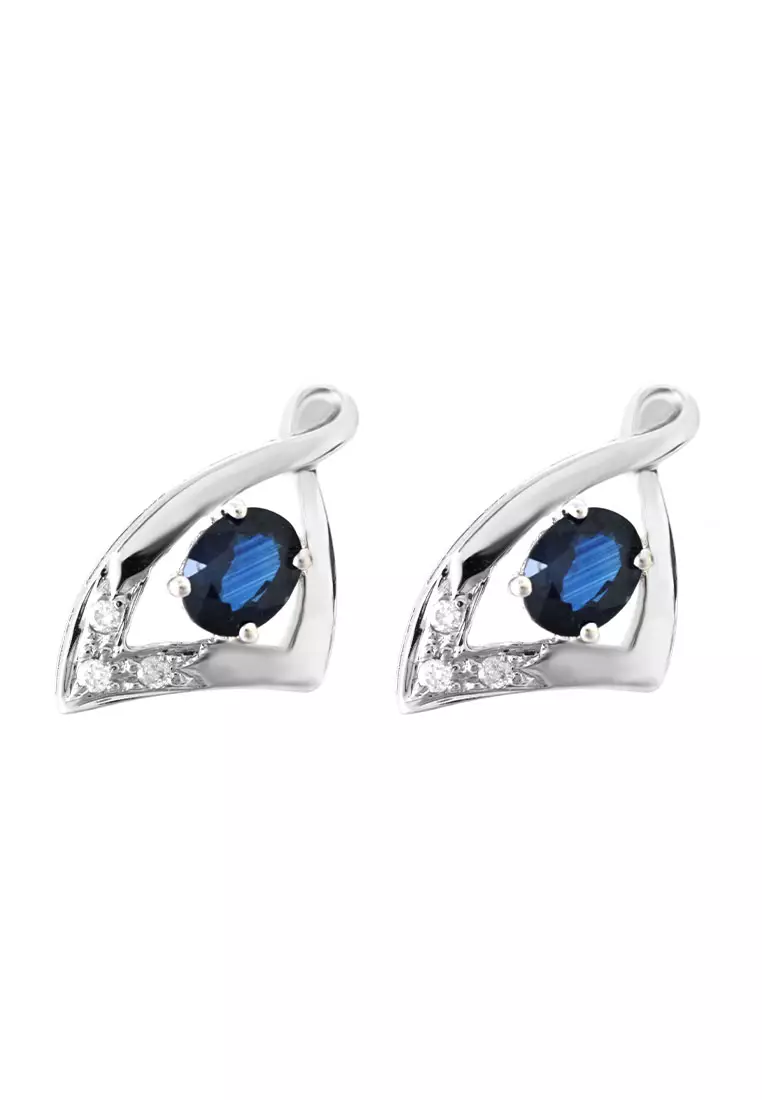 White gold earrings new arrivals