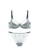 W.Excellence grey Premium Gray Lace Lingerie Set (Bra and Underwear) 3C949US6AEF001GS_1